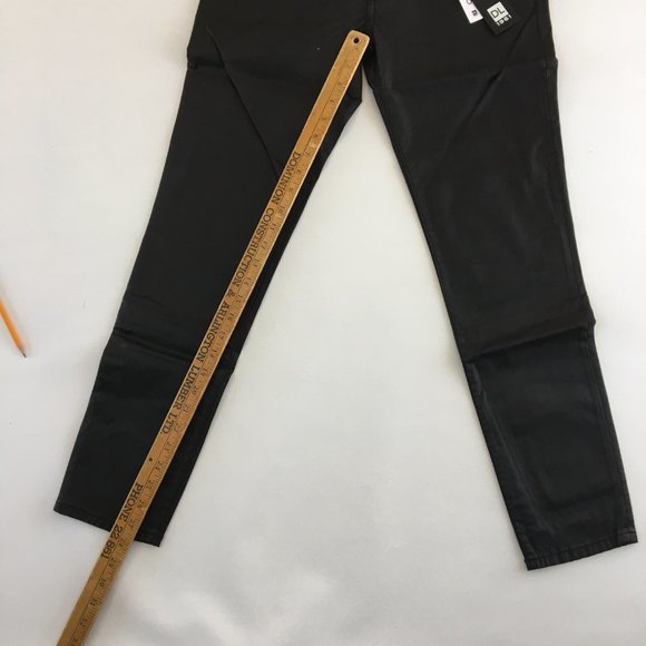 DL1961 Emma Power Legging Black Waxed Jeans 29 - Picture 11 of 11